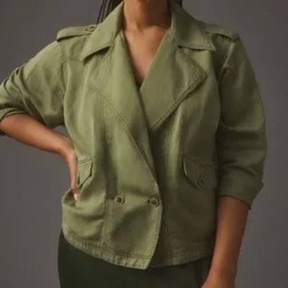 Aviator Jacket by Anthropologie Plus size